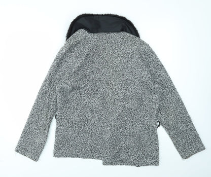 Florence  Fred Womens Grey   Cardigan Jumper Size 16