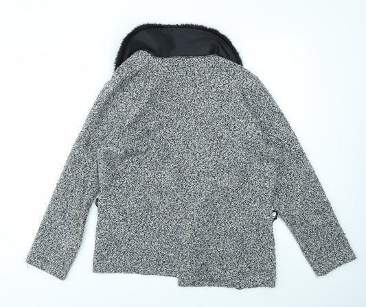 Florence  Fred Womens Grey   Cardigan Jumper Size 16