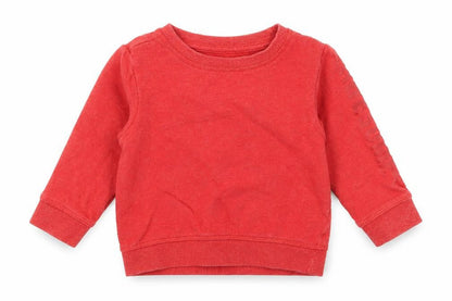 M Boys Red   Pullover Jumper Size 12-18 Months
