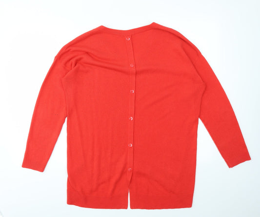 TU Womens Red   Pullover Jumper Size 14