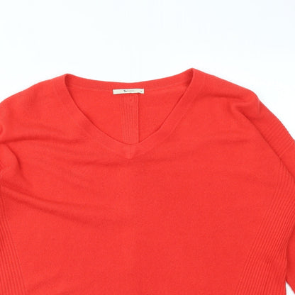 TU Womens Red   Pullover Jumper Size 14
