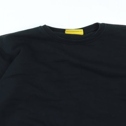 NOVOCO Mens Black   Pullover Sweatshirt Size XS