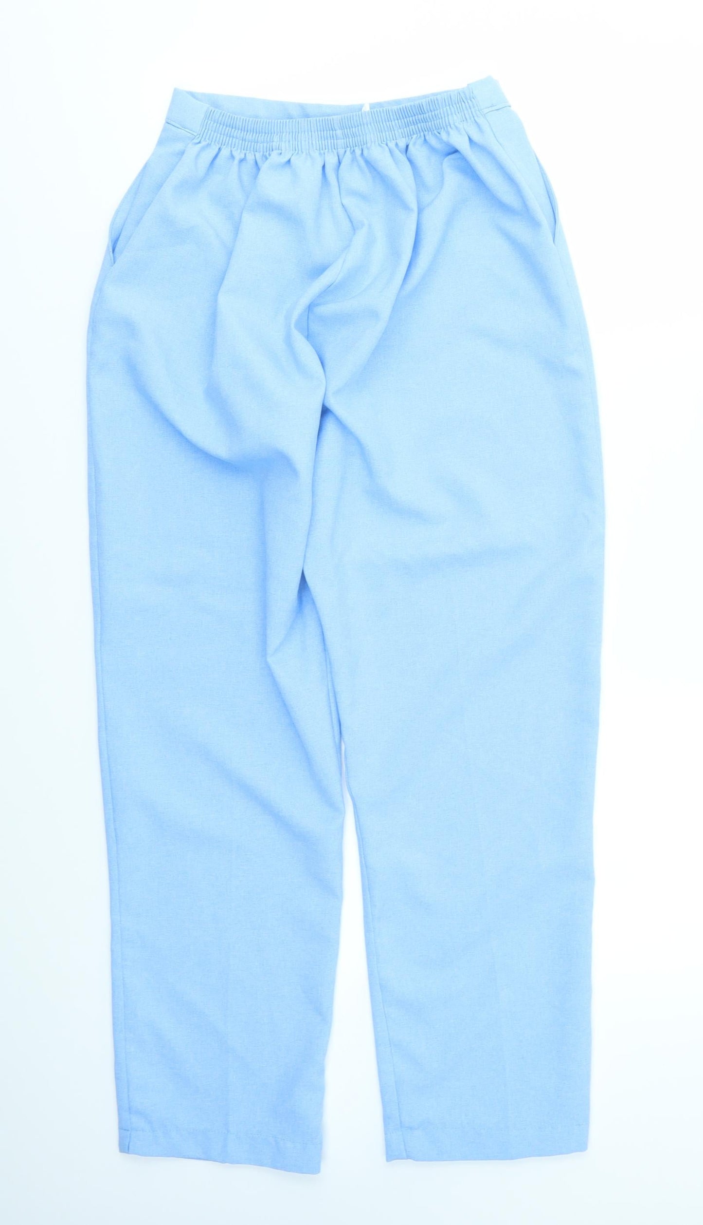Womens UK Size 14 Preworn Regular Fit  Blue Trousers