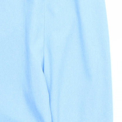 Womens UK Size 14 Preworn Regular Fit  Blue Trousers