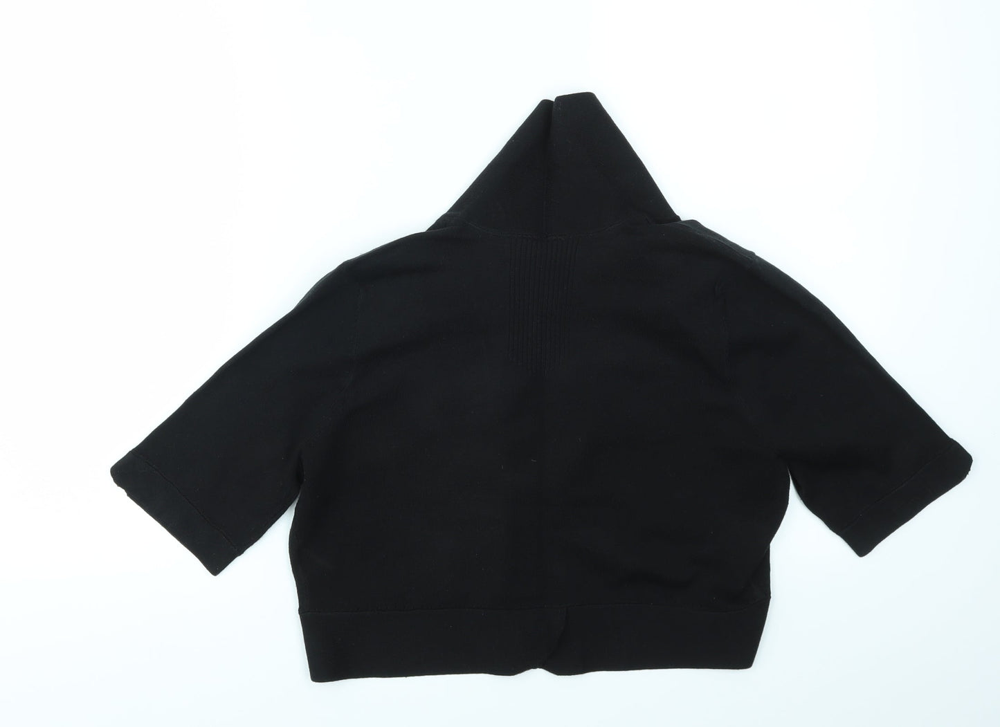 Womens UK Size 14 Debenhams Black Cardigan Jumper
