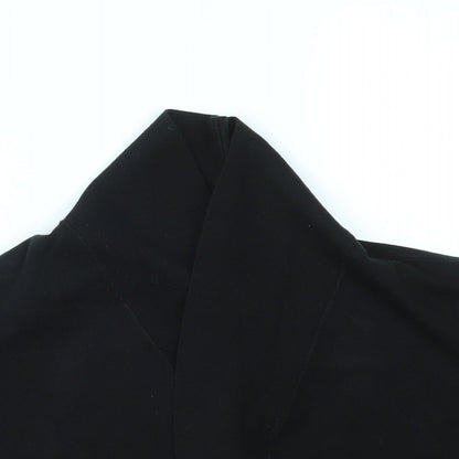 Womens UK Size 14 Debenhams Black Cardigan Jumper
