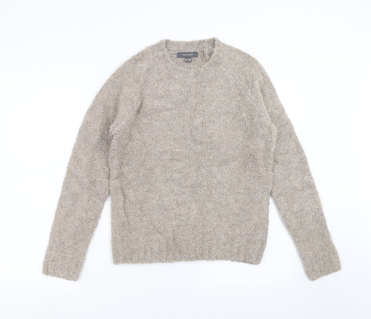 Primark Womens Beige  Knit Pullover Jumper Size S