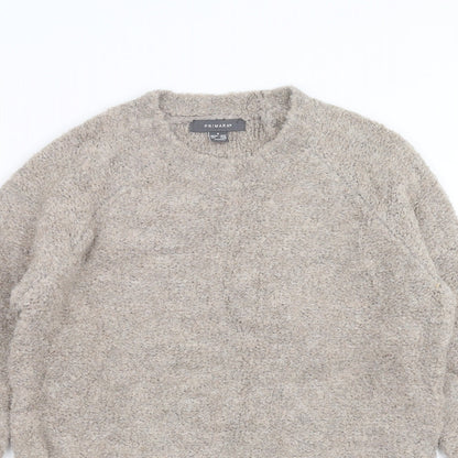 Primark Womens Beige  Knit Pullover Jumper Size S