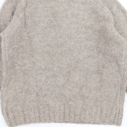 Primark Womens Beige  Knit Pullover Jumper Size S