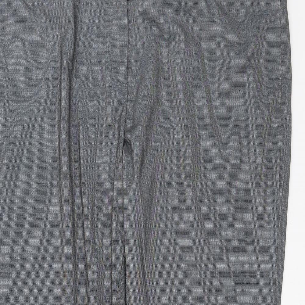 Womens UK Size 16 Debenhams Regular Fit  Grey Trousers