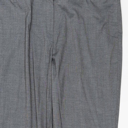 Womens UK Size 16 Debenhams Regular Fit  Grey Trousers