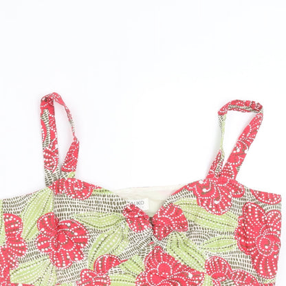 Womens UK Size 18 Kaliko Green Basic Blouse