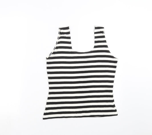 Womens UK Size 14 Wallis Black Basic Tank