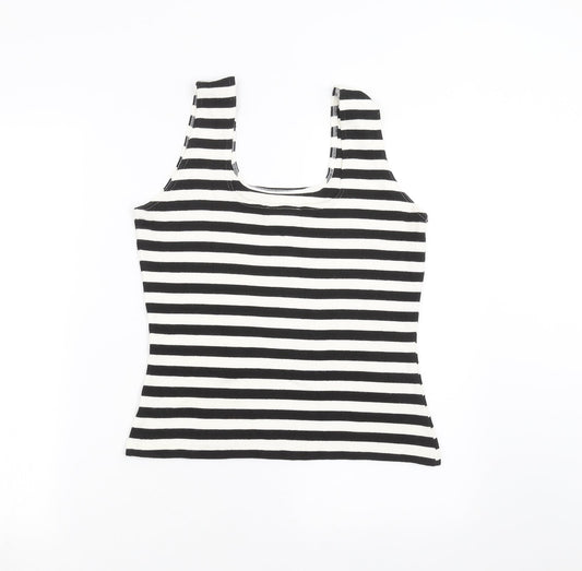 Womens UK Size 14 Wallis Black Basic Tank