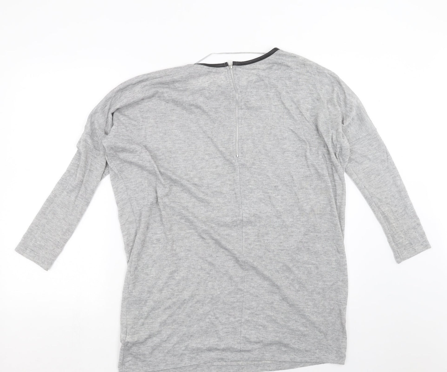 Primark Womens Grey  Knit Pullover Jumper Size 8