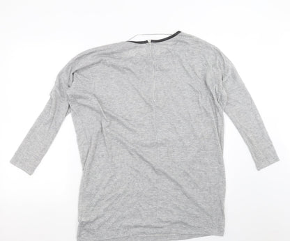 Primark Womens Grey  Knit Pullover Jumper Size 8
