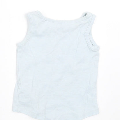 NEXT Girls Blue   Basic Tank Size 6-9 Months