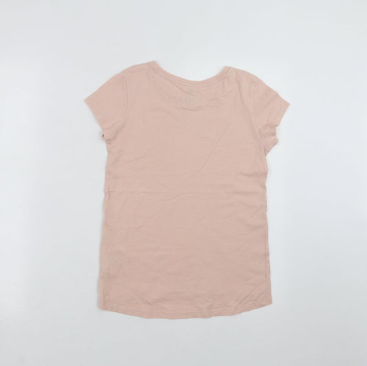 H&M Girls Pink   Basic T-Shirt Size 12 Years