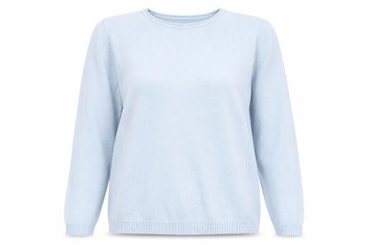Womens UK Size L ISLE Blue Pullover Jumper