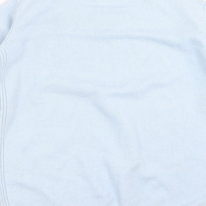 Womens UK Size L ISLE Blue Pullover Jumper