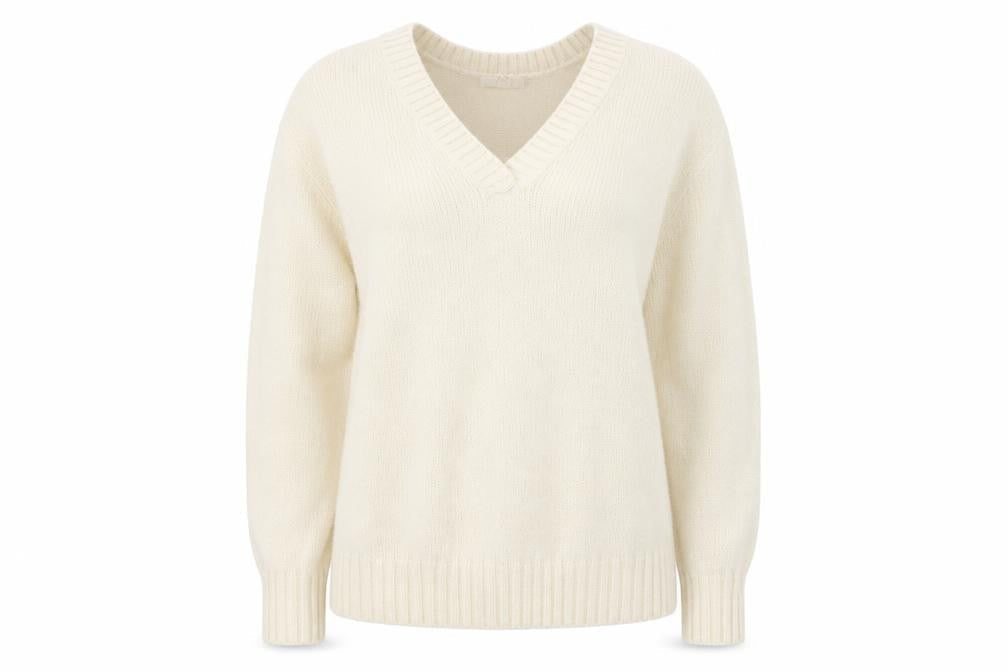 Womens UK Size XS H&M Ivory Pullover Jumper