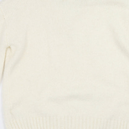 Womens UK Size XS H&M Ivory Pullover Jumper