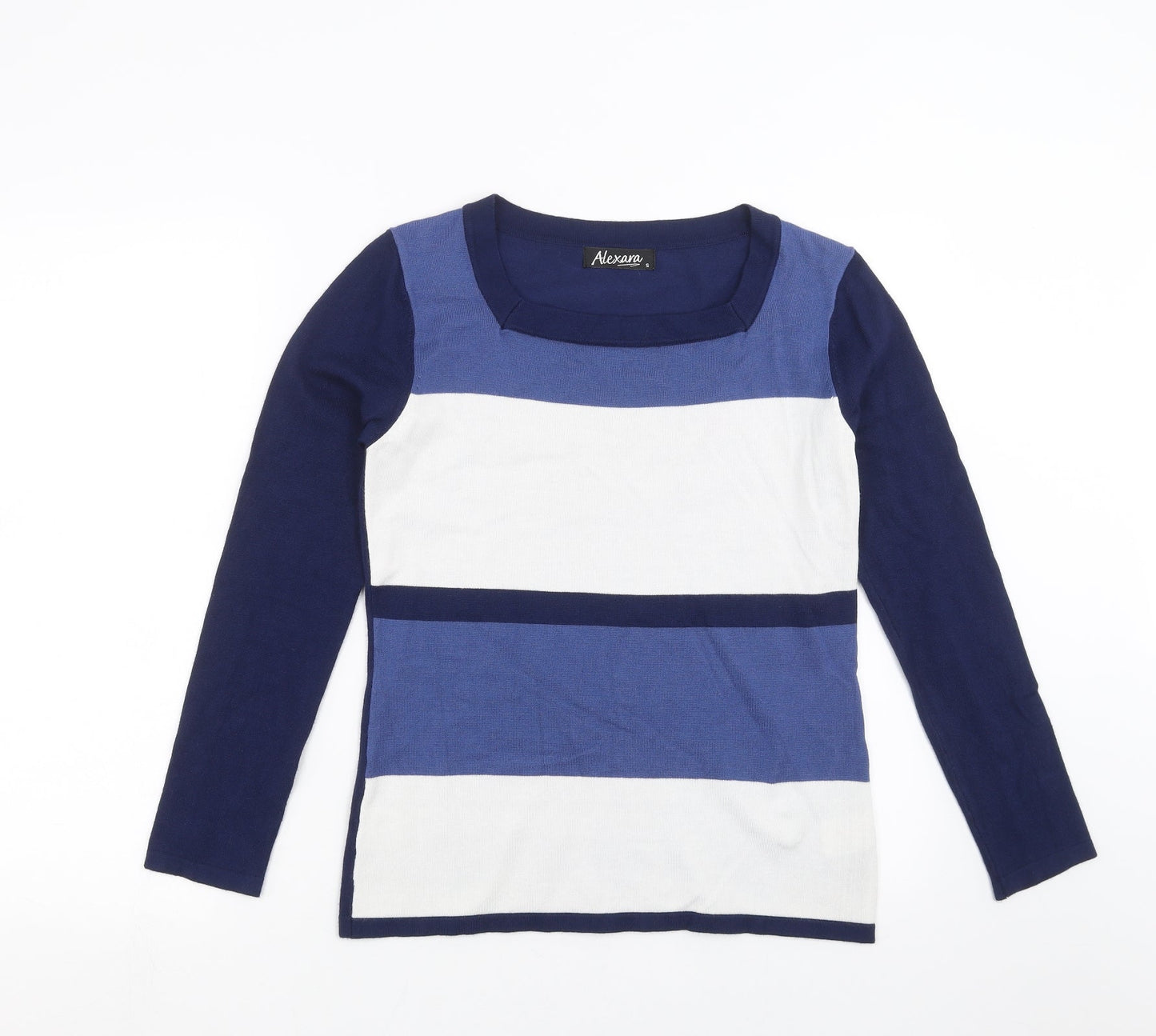 Womens UK Size S Alexara Blue Pullover Jumper