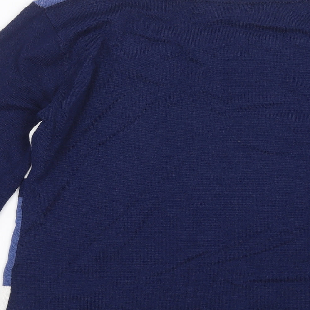 Womens UK Size S Alexara Blue Pullover Jumper