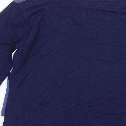 Womens UK Size S Alexara Blue Pullover Jumper