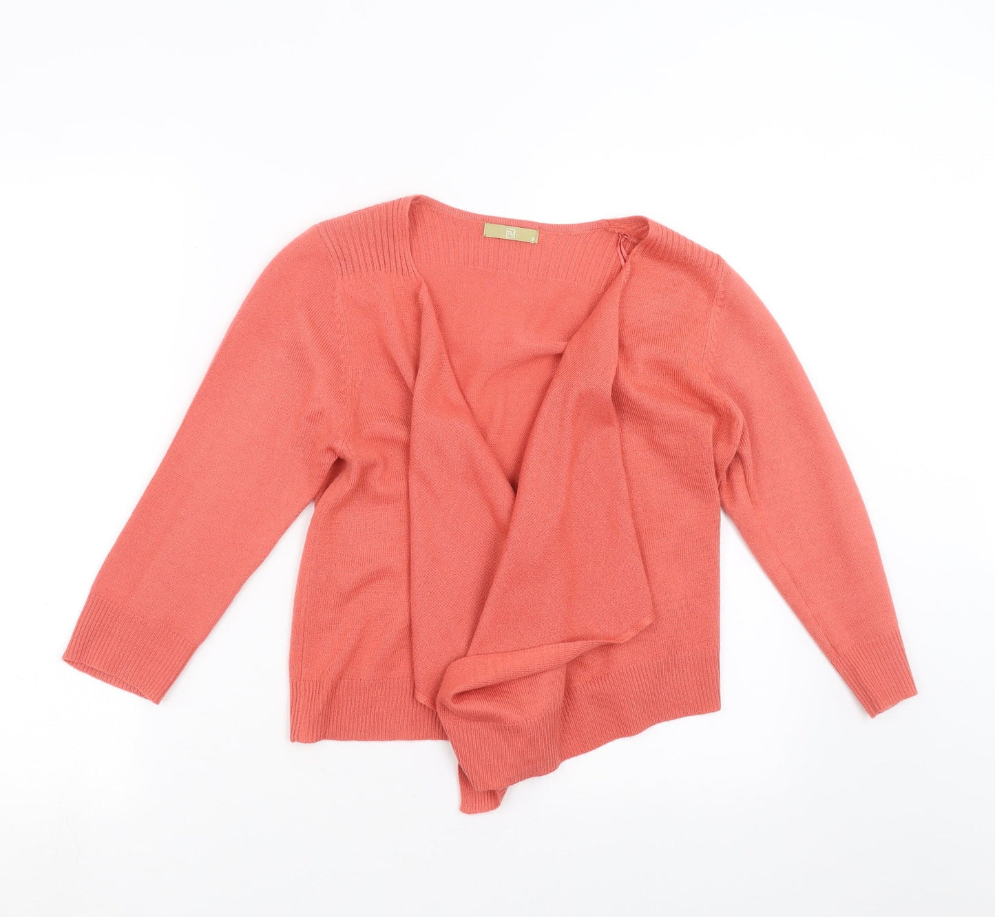 TU Womens Pink  Knit Cardigan Jumper Size 8