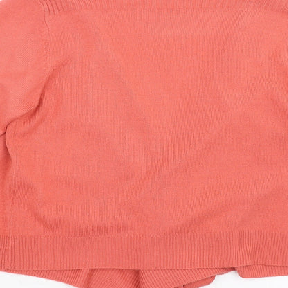 TU Womens Pink  Knit Cardigan Jumper Size 8