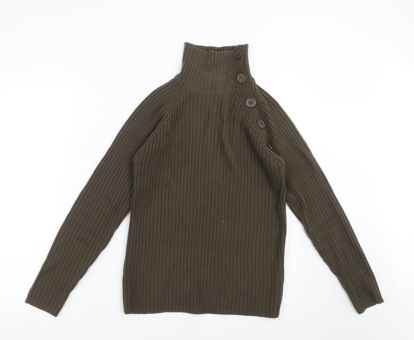Womens UK Size 12 Nouveau Edition Green Pullover Jumper