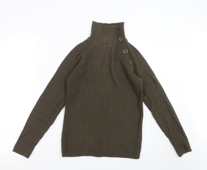 Womens UK Size 12 Nouveau Edition Green Pullover Jumper