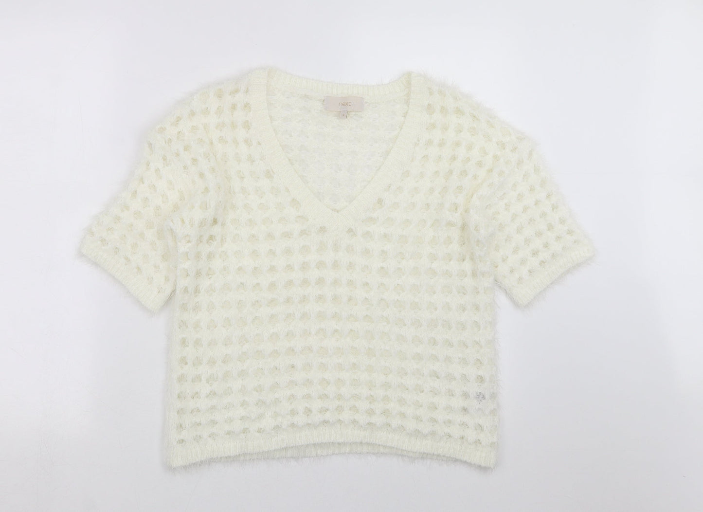 Womens UK Size M NEXT Ivory Pullover Jumper