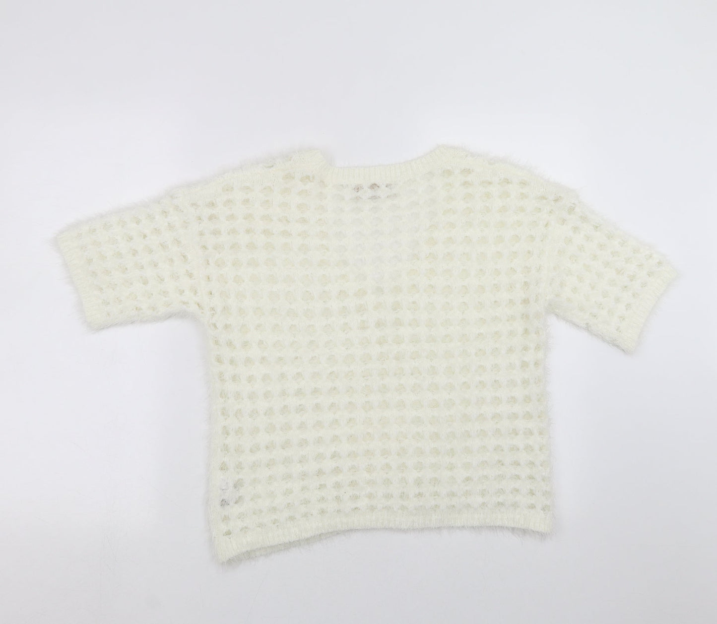 Womens UK Size M NEXT Ivory Pullover Jumper