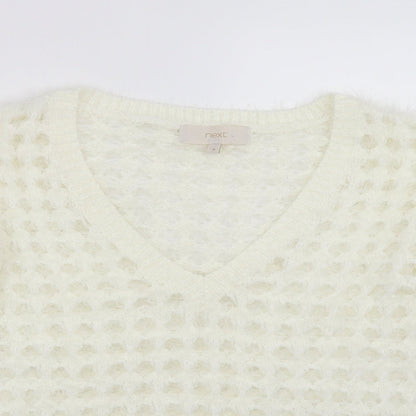 Womens UK Size M NEXT Ivory Pullover Jumper