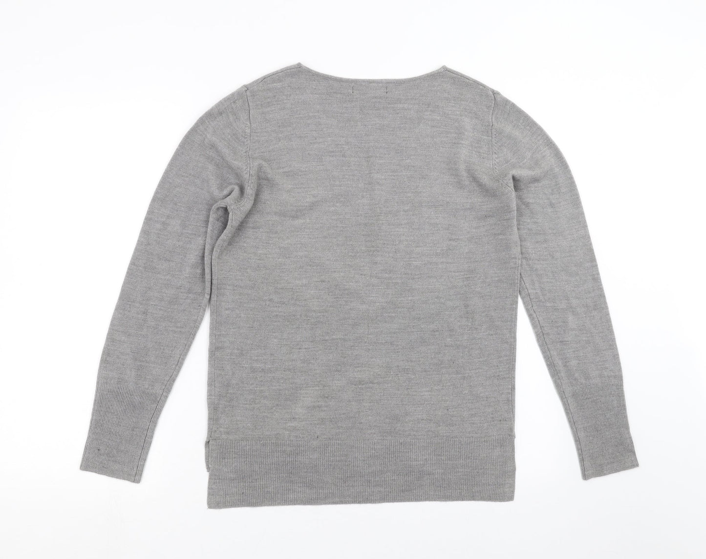 Primark Womens Grey  Knit Pullover Jumper Size 12