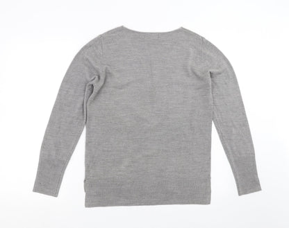Primark Womens Grey  Knit Pullover Jumper Size 12