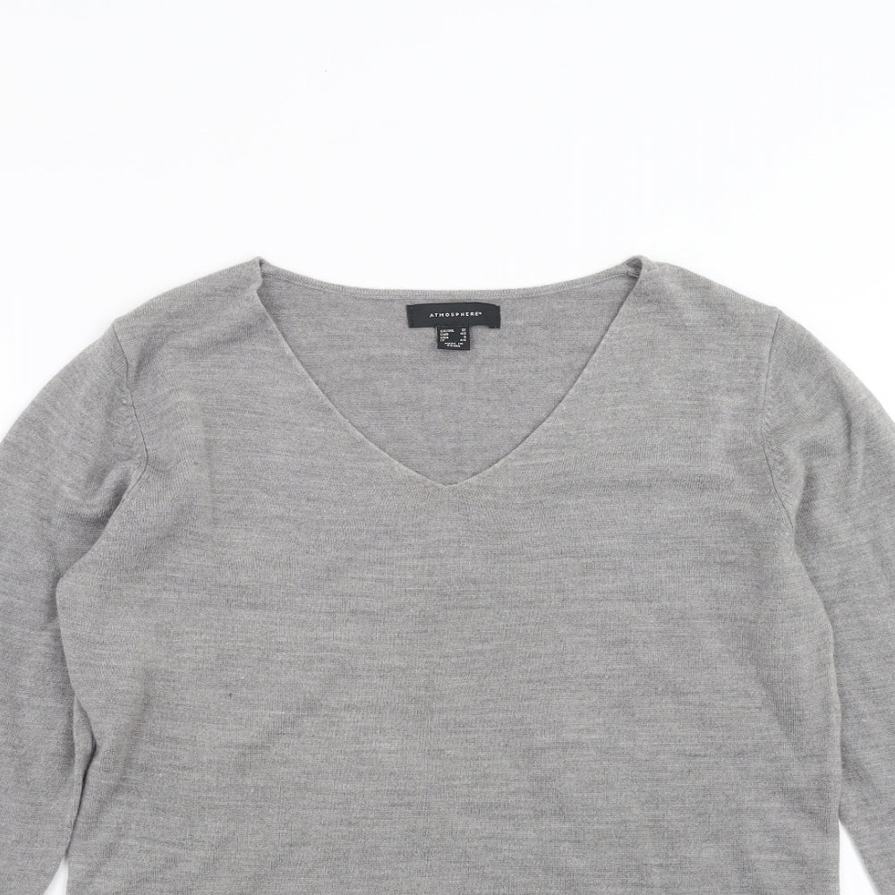 Primark Womens Grey  Knit Pullover Jumper Size 12