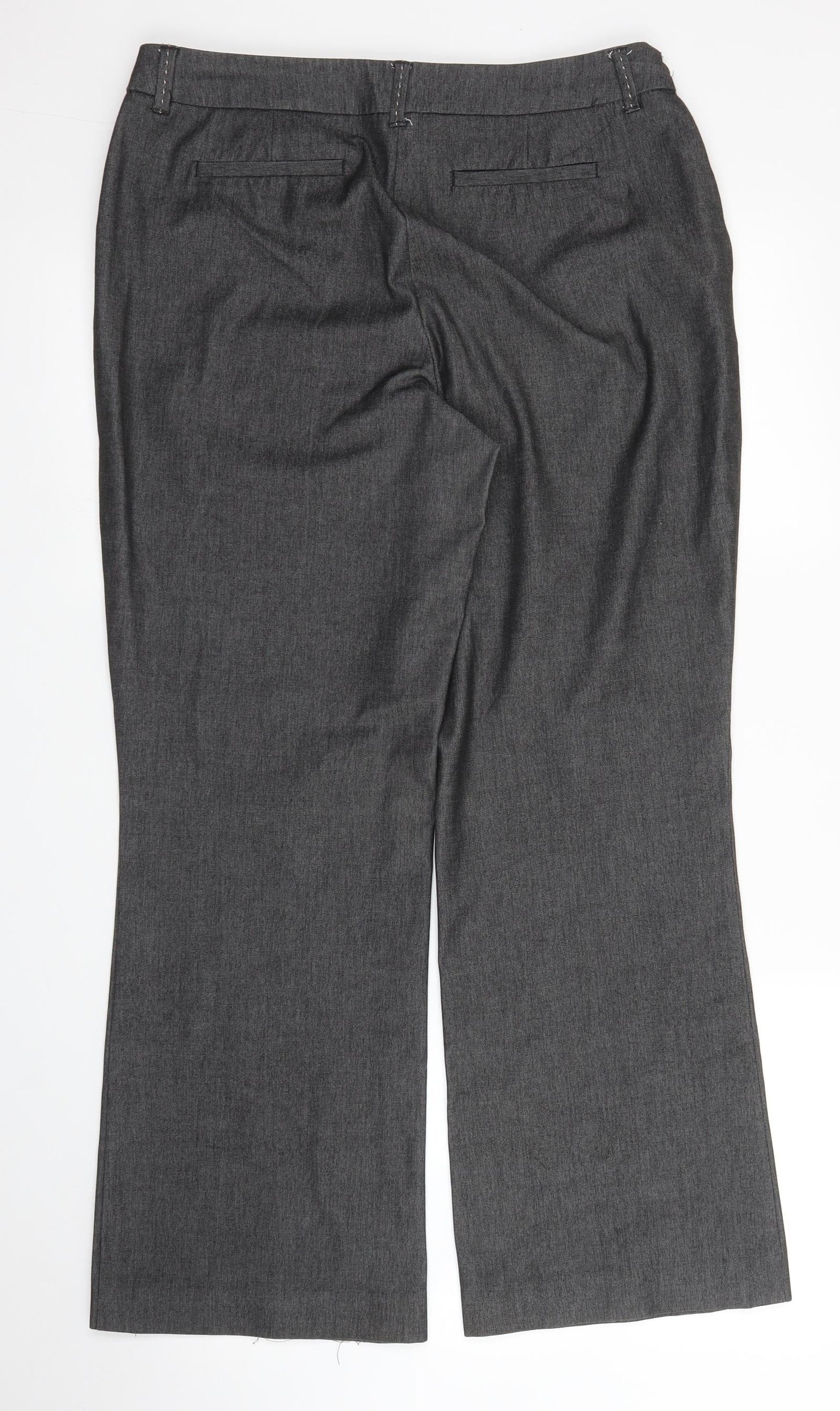 Womens UK Size 32 in M&S Regular Fit  Grey Trousers