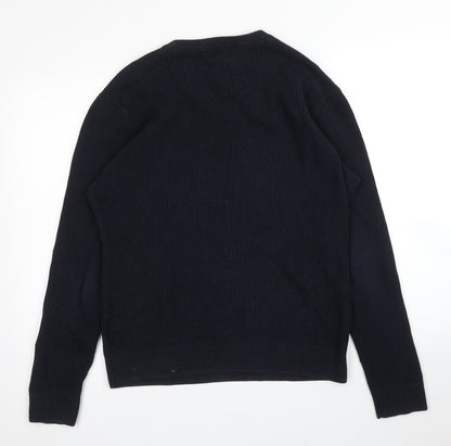 H&M Mens Blue   Pullover Jumper Size M