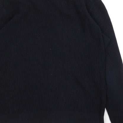 H&M Mens Blue   Pullover Jumper Size M