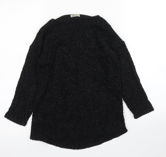 NEXT Girls Black   Pullover Jumper Size 8 Years