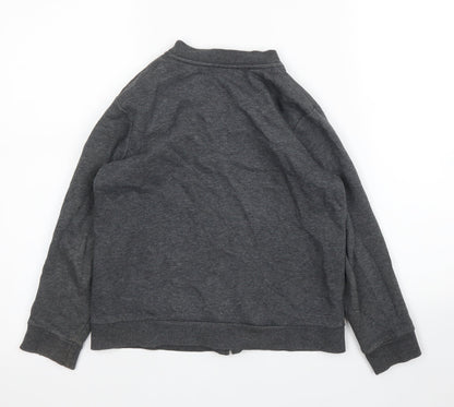 H&M Girls Grey   Full Zip Jumper Size 7 Years