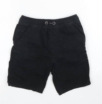 George Boys Black   Bermuda Shorts Size 6 Years