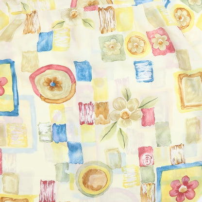 Direct Womens Yellow Floral  Basic Blouse Size 14