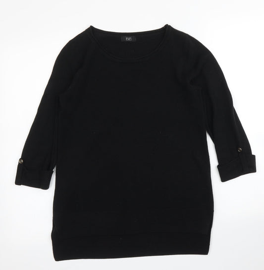 F&F Womens Black   Pullover Jumper Size 10