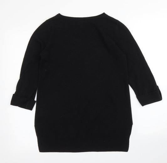 F&F Womens Black   Pullover Jumper Size 10