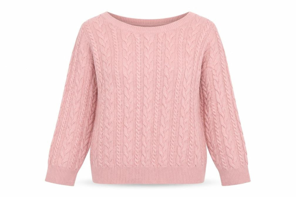 Womens UK Size S H&M Pink Pullover Jumper