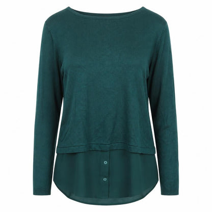 Womens UK Size 8 M&S Green Basic Blouse